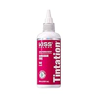 Vista 24 de Kiss Tintation Tratamiento de color semi-permanente para el cabello, 5.0 US fl oz (148 ml), negro