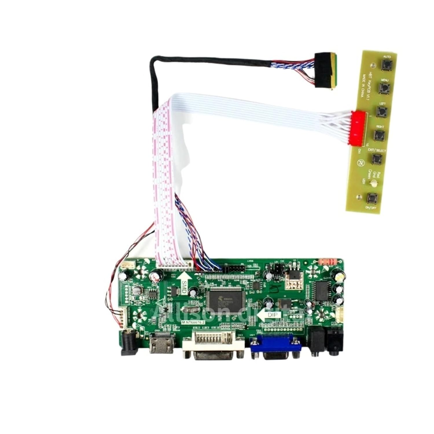 M.NT68676 Control Board Kit for N156B6-L0B/L04 - HDMI DVI VGA LCD LED Screen Driver Replacement(N156B6-L04 Rev.c1)