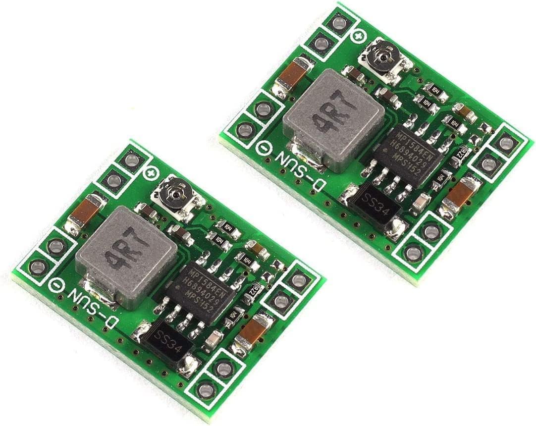 REES52 2pcs MP1584EN Mini 3A DC-DC Buck Converter 4.5V-28V to 0.8V-20V Adjustable Voltage Regulator 24V/12V/9V to 12V/5V/3.3V Step-Down Power Module-image-13