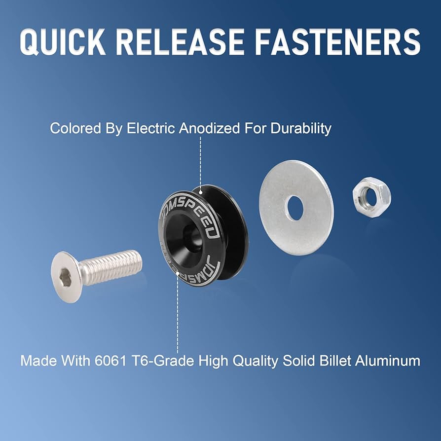 N.s-SHOP専用 Amazon.co.jp: JDMSPEED ブラック ユニバーサル CNC ビレット