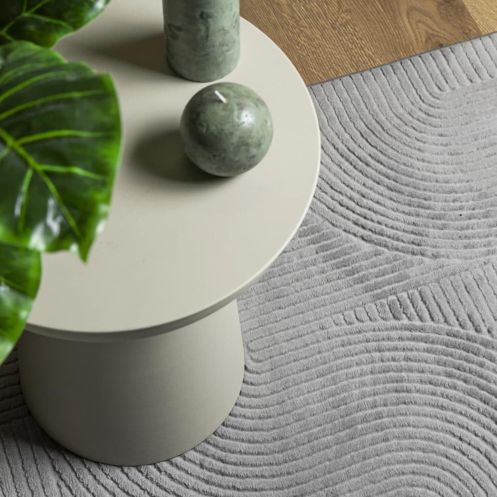 Tapis IZA Poils Courts Style scandinave Gris 120x170 cm,Maison & Jardin,Décorations,Tapis,3.9 kg-375452