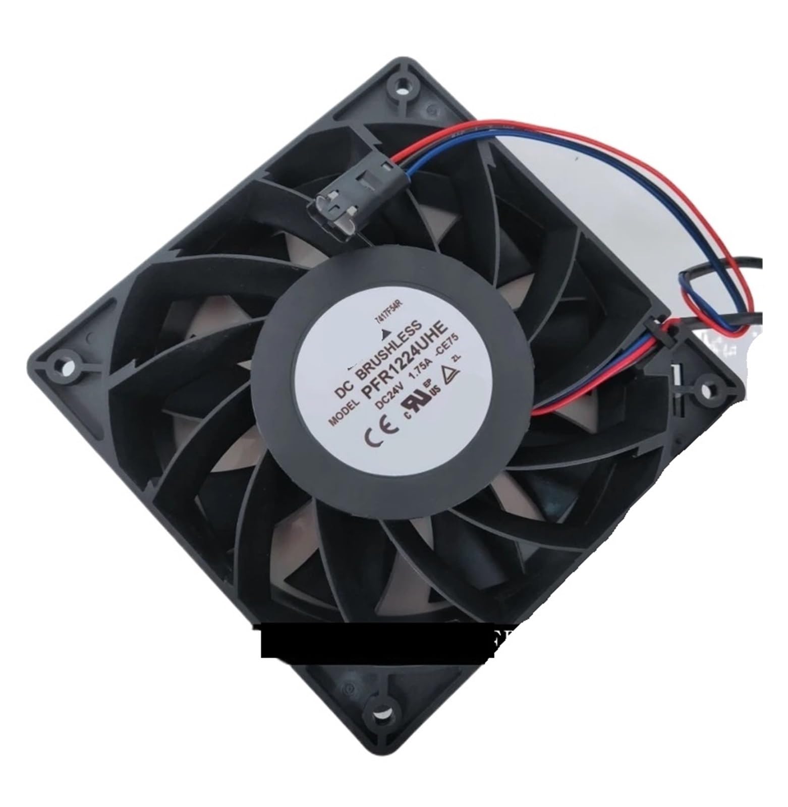 PEQYUACTE PFR1224UHE CE75 DC 24V 1.75A 120x120x38mm 3-Wire Fan