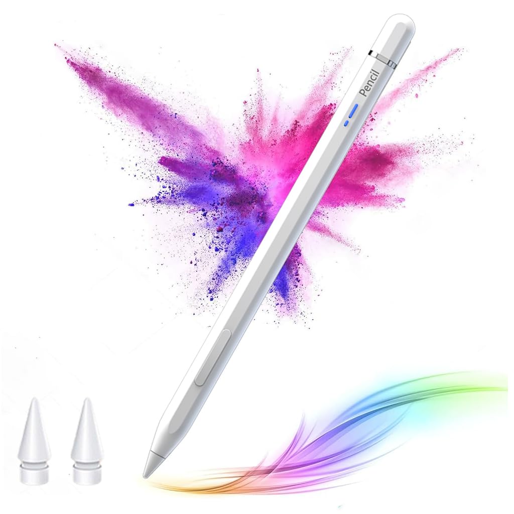Universal Stylus Pencil for Touch Screens, Compatible with Apple iPad/iPhone/Samsung/Lenovo/iOS/Android Tablets & Smart Phone Capacitive Screen Pen with Magnetic Attachment (B0CTTR5336) Amazon Price History, Amazon Price Tracker