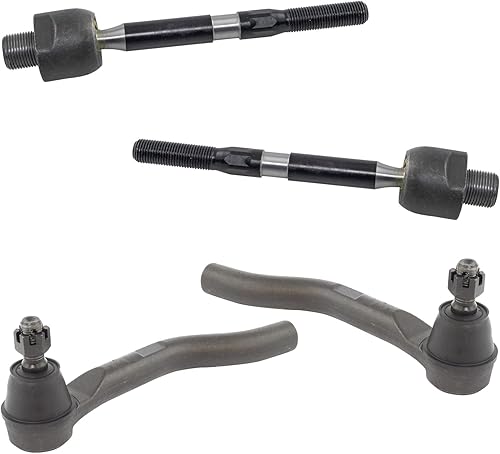 Vista 1034 de TRQ - Juego de barras de acoplamiento delanteras interiores y exteriores