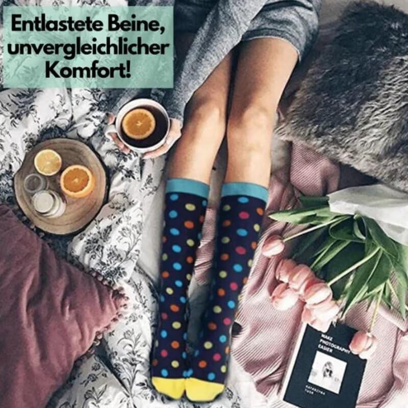 SWZEC Kompressionssocken für Sport, Flug, Laufen, Reisen, Radsport
