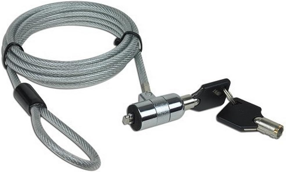 6 feet NoteGuard Kensington Compatible Universal Security Cable Lock with 2 Keys