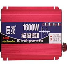 Pure Sine Wave Inverter 1600W 2200W 3000W 4000W 5000W 6000W 8000W Power Inverter DC 12V 24V 48V 60V to AC 220V 230V 240V Converter Transformer Inverter for Car Boat Camper 1600W,48Vto220V
