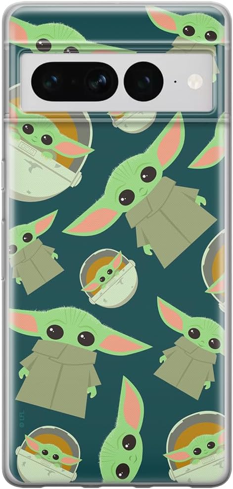 ERT GROUP Mobile Phone case for Google Pixel 7 PRO Original and Officially Licensed Star Wars Pattern Baby Yoda 006 optimally adapted to The Shape of The Mobile Phone, case Made of TPU