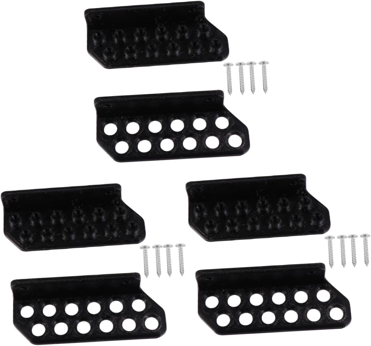 balacoo 3 Pairs Easy to Use Adhesive Arrow Rest Heads Wall Mount Bow Rack Accessories