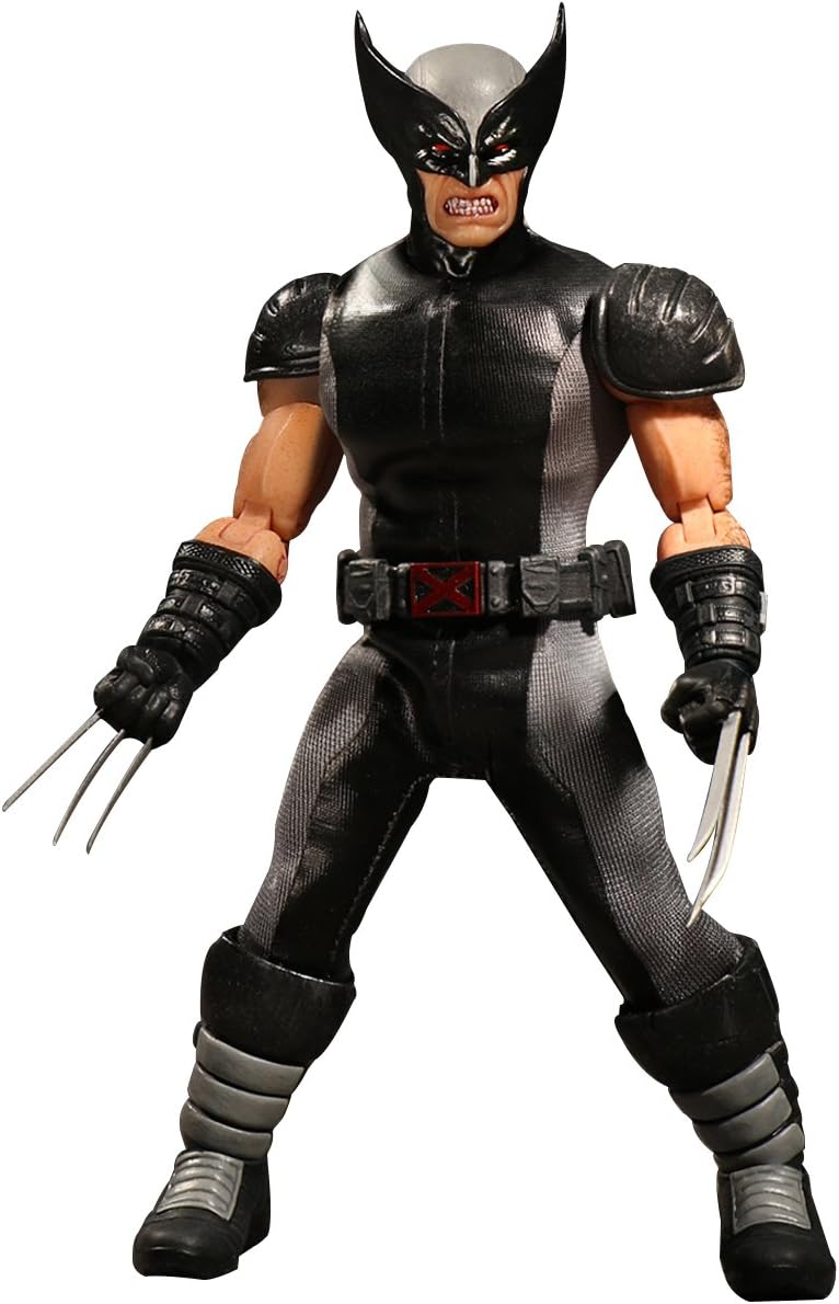 Amazon Com Mezco Toys Mar One 12 Collective Marvel X Force Wolverine Action Figure Mezco Toyz Toys Games