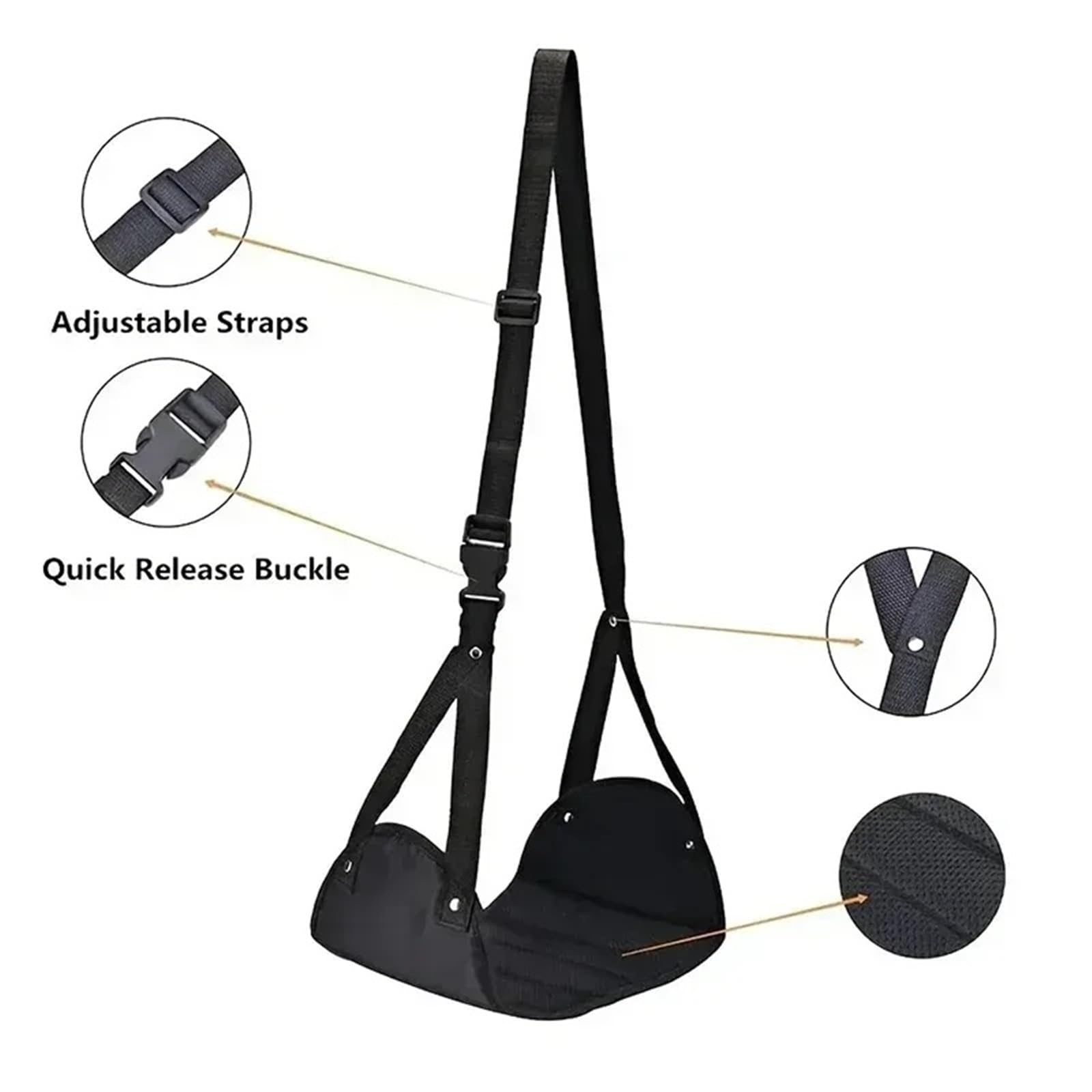 Poggiapiedi Per Aereo Poggiapiedi for aereo Amaca Volo Sedile da viaggio for auto Cuscino for poggiapiedi Treno regolabile Cuscini for dormire portatili Accessori Per Il Relax