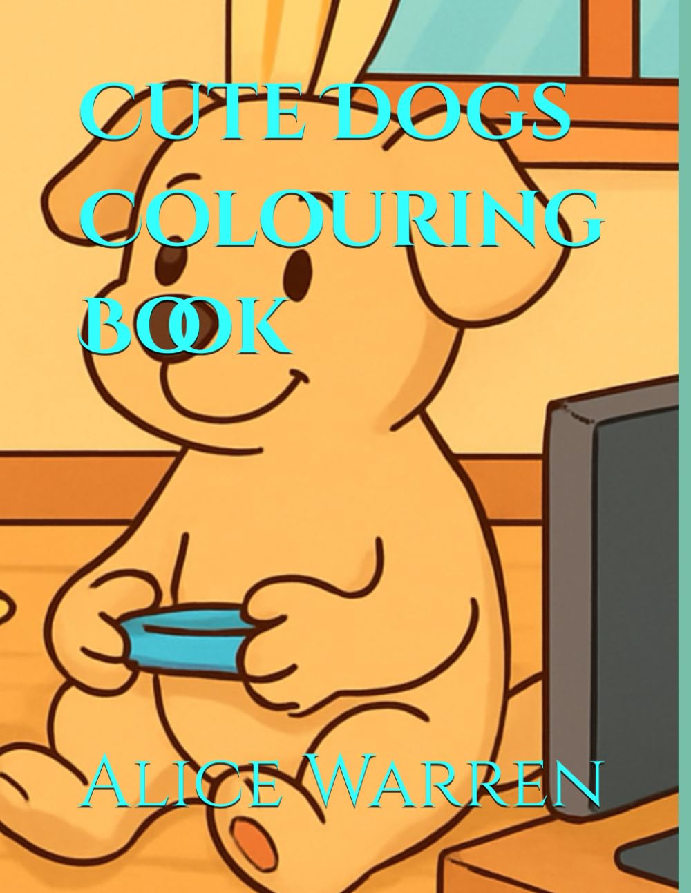Cute Dogs Colouring Book
