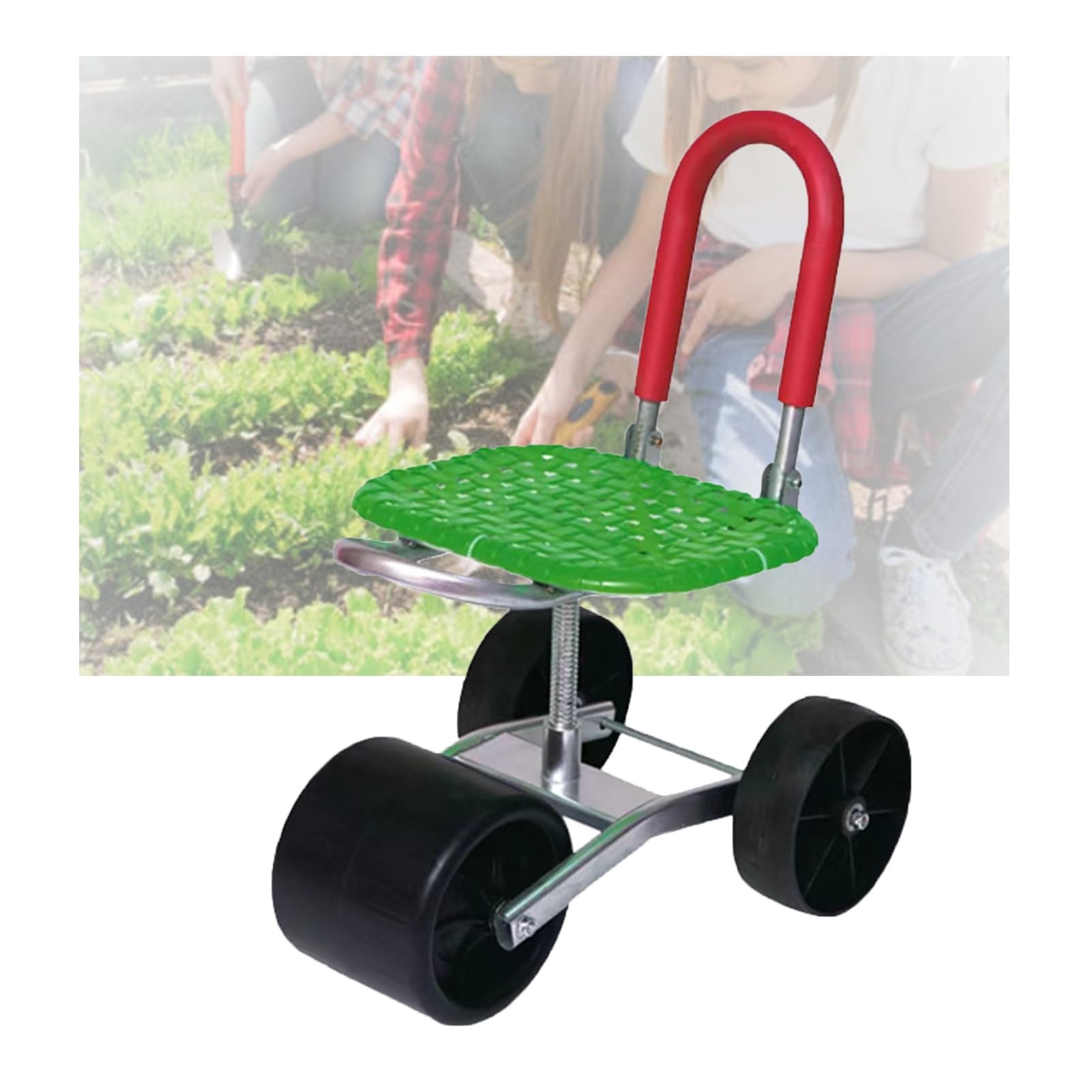 Banc de jardin réglable pour cultiver sans se baisser dans les fermes