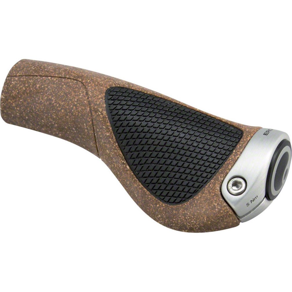 Ergon Fahrradlenkergriff GP1, schwarz/braun, L, 42410006