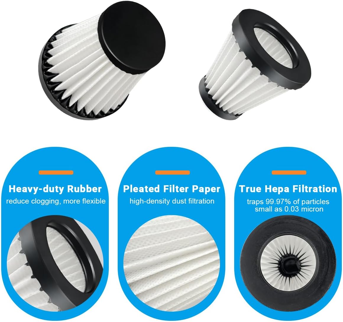 F117フィルター 4個パック Dirt Devil Scorpion 手持ち掃除機対応 部品番号AD40117 フォームスリーブ8