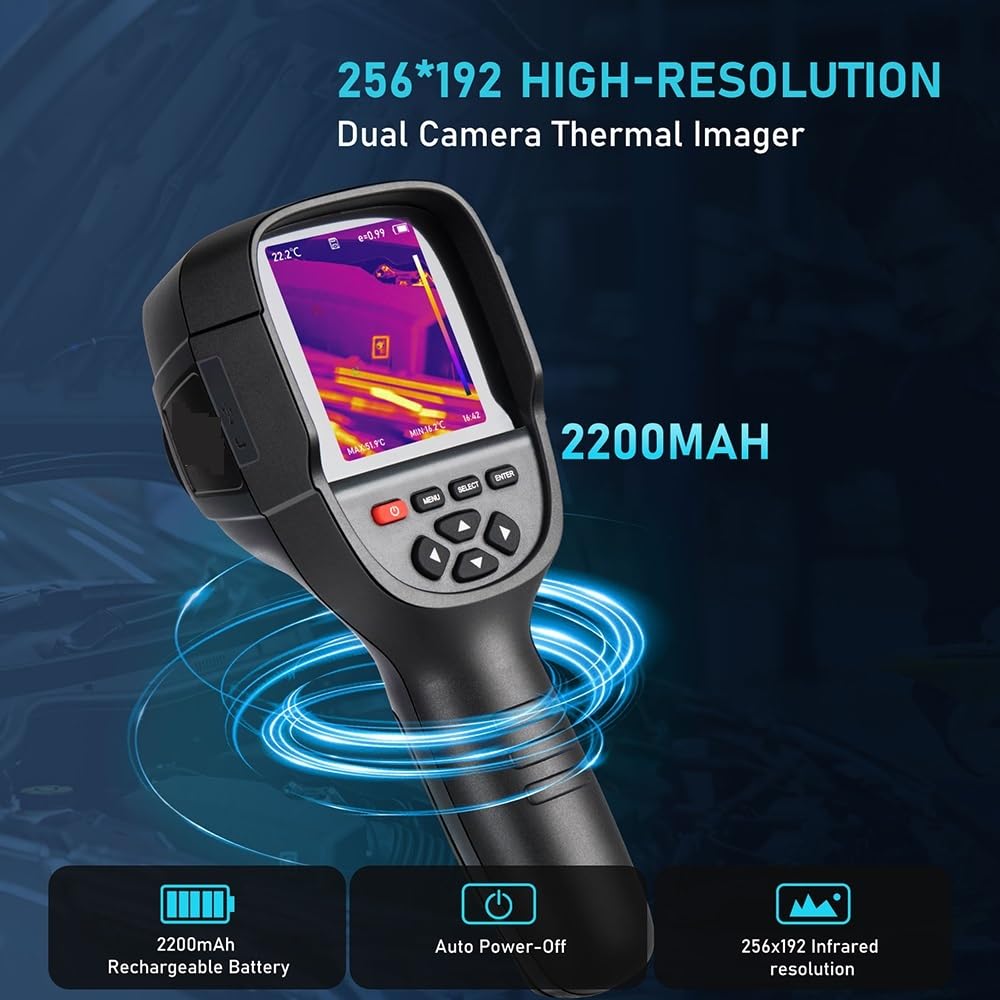 Cámara termográfica GW256 for Fugas en tuberías de Agua y alimentación eléctrica 256 * 192 de Mano