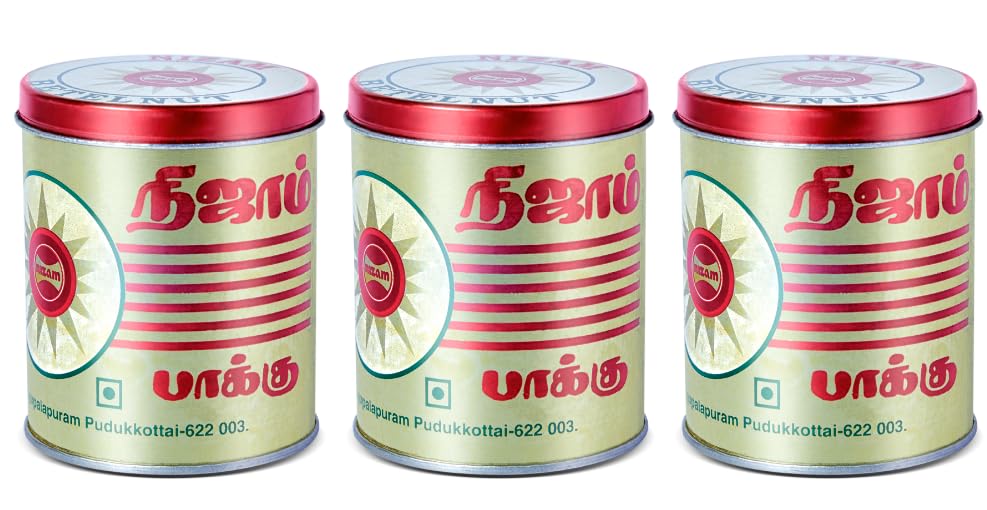Nizam Pakku 100gm TIN Special Family Pack | Mouth Freshner - (Pack of 3)