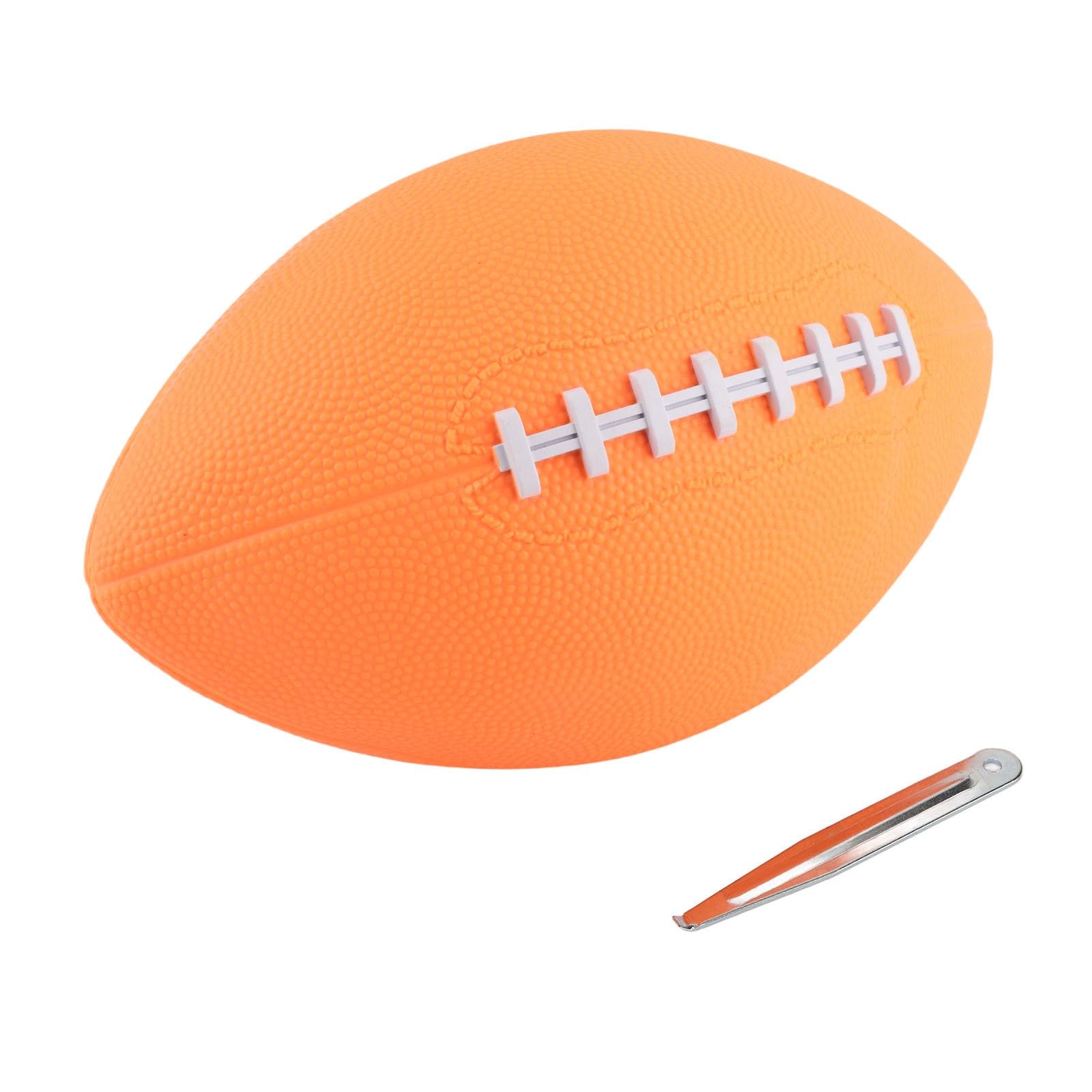 Glow Light Up Football LED Rugby para niños Adultos Vibrante Luminiscencia Equilibrio Estable Naranja Tamaño 6