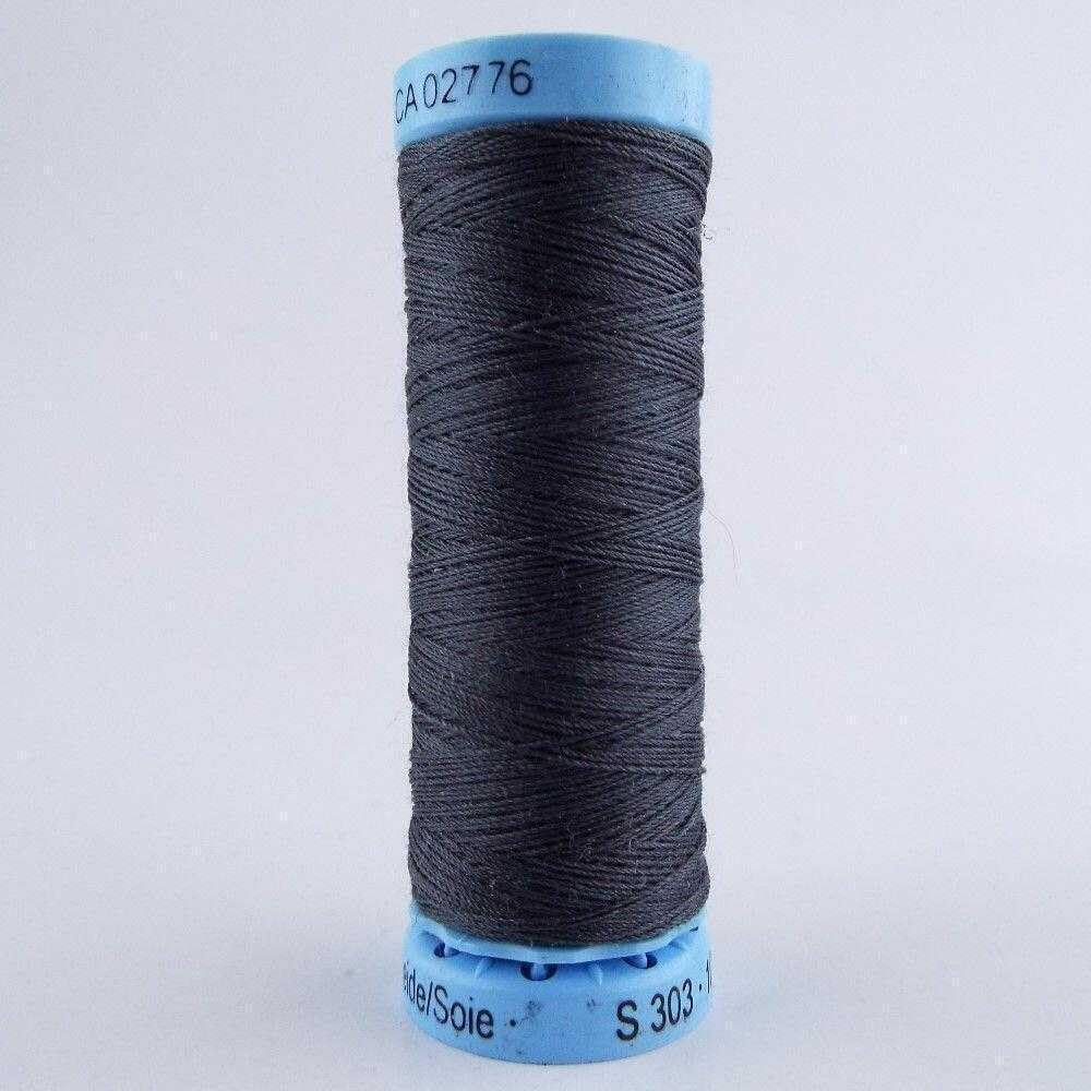 Pure Silk Thread Hand or Machine Sewing 100 Metres Reel 39 Colour 621D, 036 Dark Grey Slate, 1
