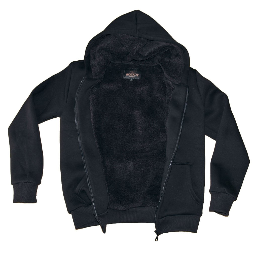 ROCK-IT Apparel Bluza z kapturem dla mężczyzn – na chłodne dni, z podszewką w górnej części i kapturem [rozmiary S-5XL] bardzo miękka tkanina najwyższej jakości