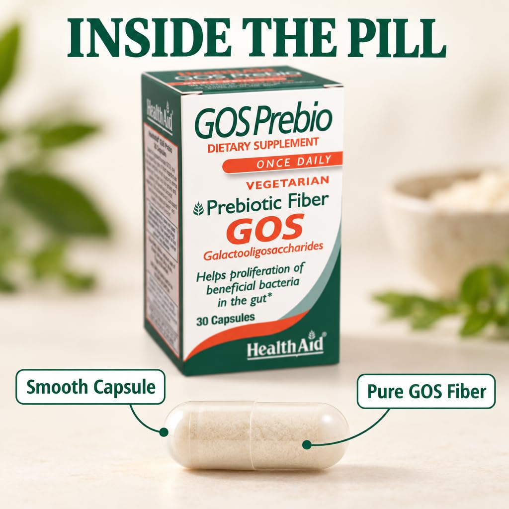HealthAid GOSPrebio, Prebiotic Fiber, Once Daily, 30ct, Helps Proliferation of Beneficial Bacteria in the Gut, Galactooligosaccharides — Amazon image 9
