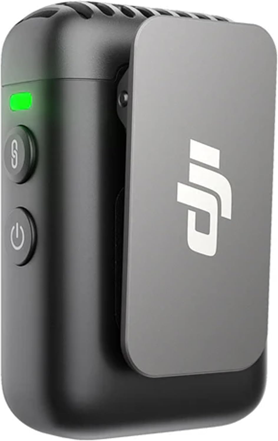 DJI Mic 2 Transmitter (Shadow Black), Wireless Microphone, 14-Hour Internal Recording, Magnetic Attachment, Bluetooth Microphone, 128GB Memory, Editing Software (YouTube, Vlogs)(Bulk Packaging)