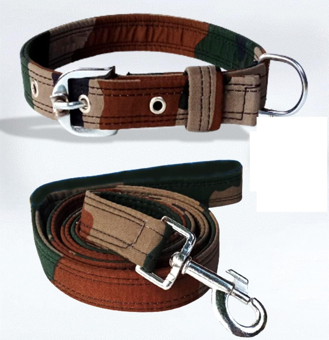 SACHI SPORTS Dog Collar and Leash Belt Military Army Print Neck Collar and Rope Leash for Large Medium Small Dogs Belt (B0D3M42V98) Amazon Price History, Amazon Price Tracker