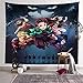 Produktbild MSHAQT Kimetsu no Yaiba Anime Wandteppich Wandbehang Film Tagesdecke Picknickdecke Wohnzimmer Interieur Dekor Geschenk Kopfteil 148Cm * 200Cm