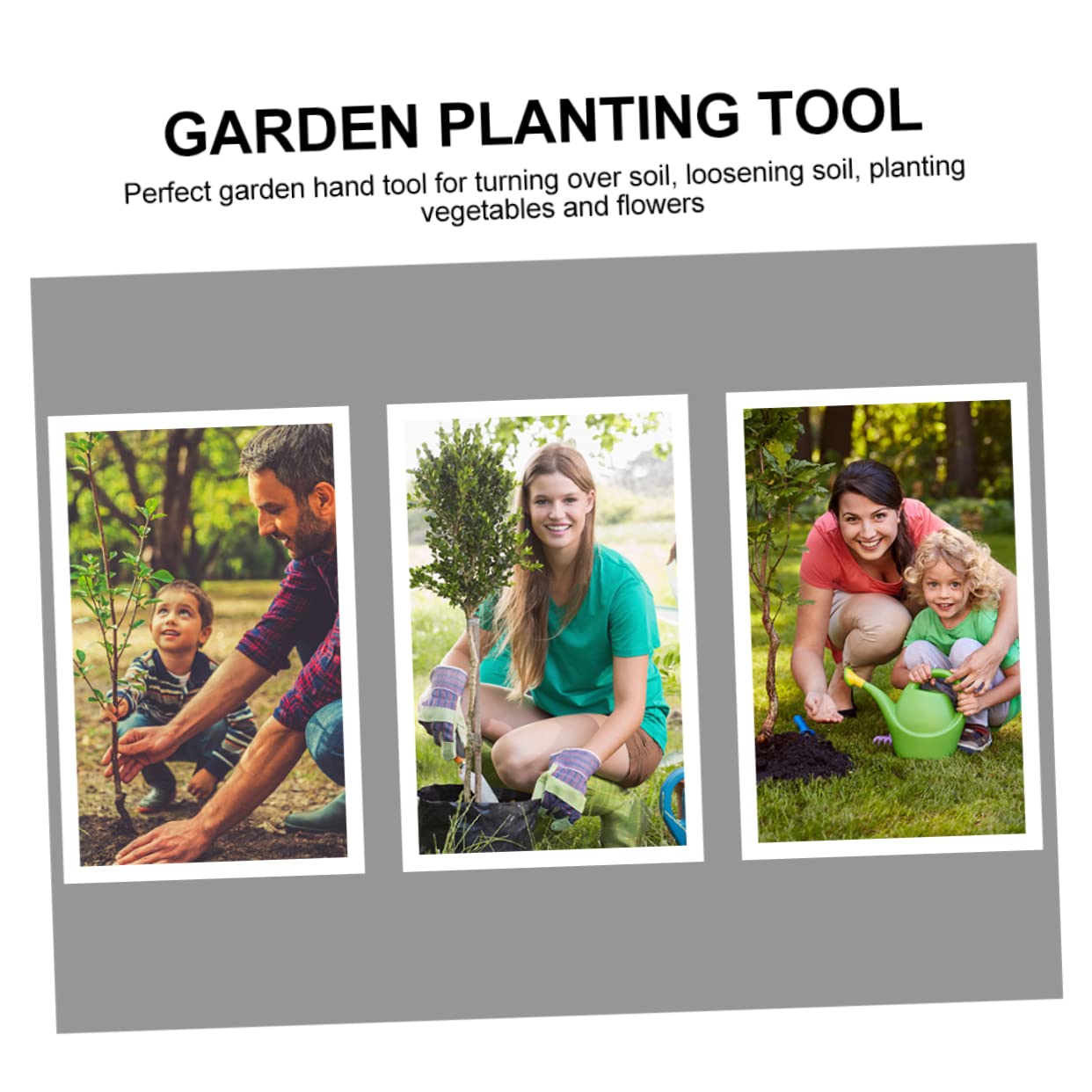 Piccola Vanga in Acciaio Inossidabile per Giardino e Orto, Strumento Manuale per Zappare, Sbattere Terreno, Coltivazione, Giardinaggio, Agricoltura