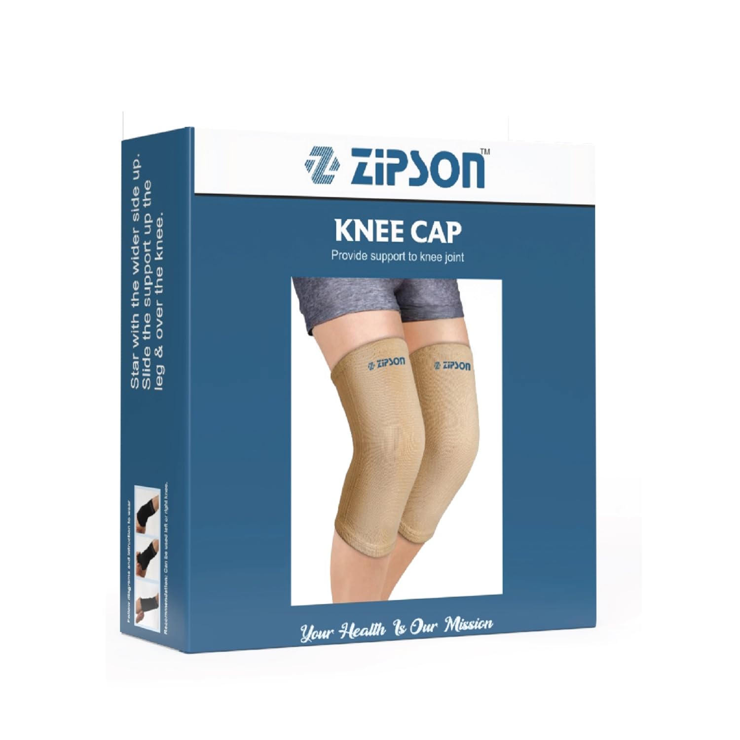 Buy ZIPSON Tubular Elastic Knee Cap, Knee Support to provide Knee