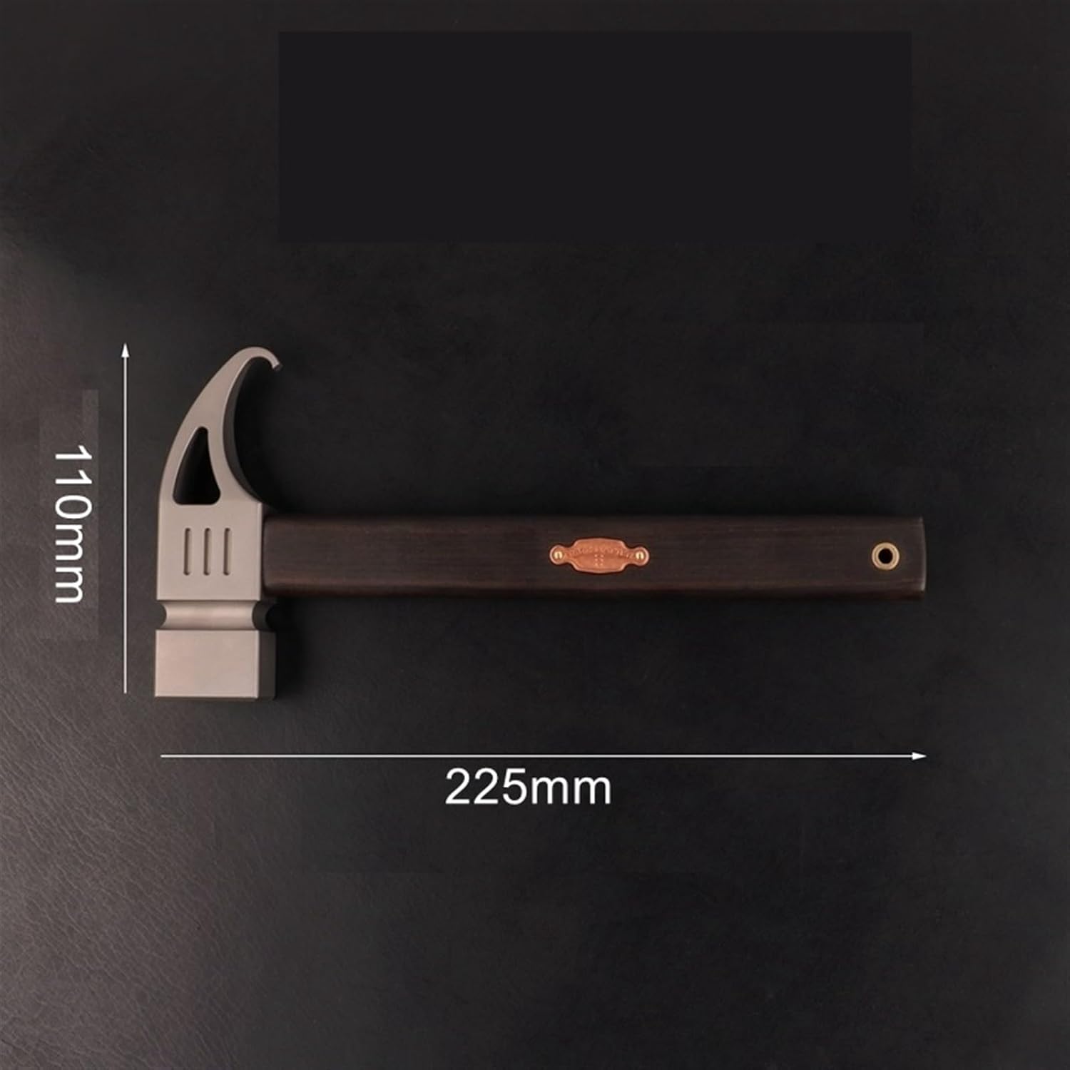 INLIMA Hammer Titanium hammer handle light camping hammer tent pile remover