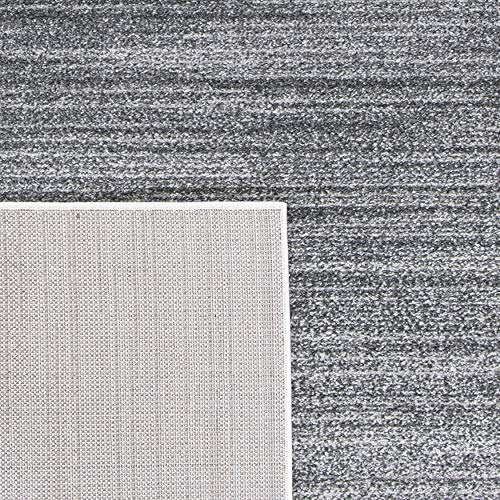 SAFAVIEH Area Rug 8x10 - Adirondack Collection - Large - Grey & Ivory, Modern Ombre Design, Non-Shedding & Easy Cleaning, Ideal for Living Room, Bedroom, Office, Dining Space (ADR142F)