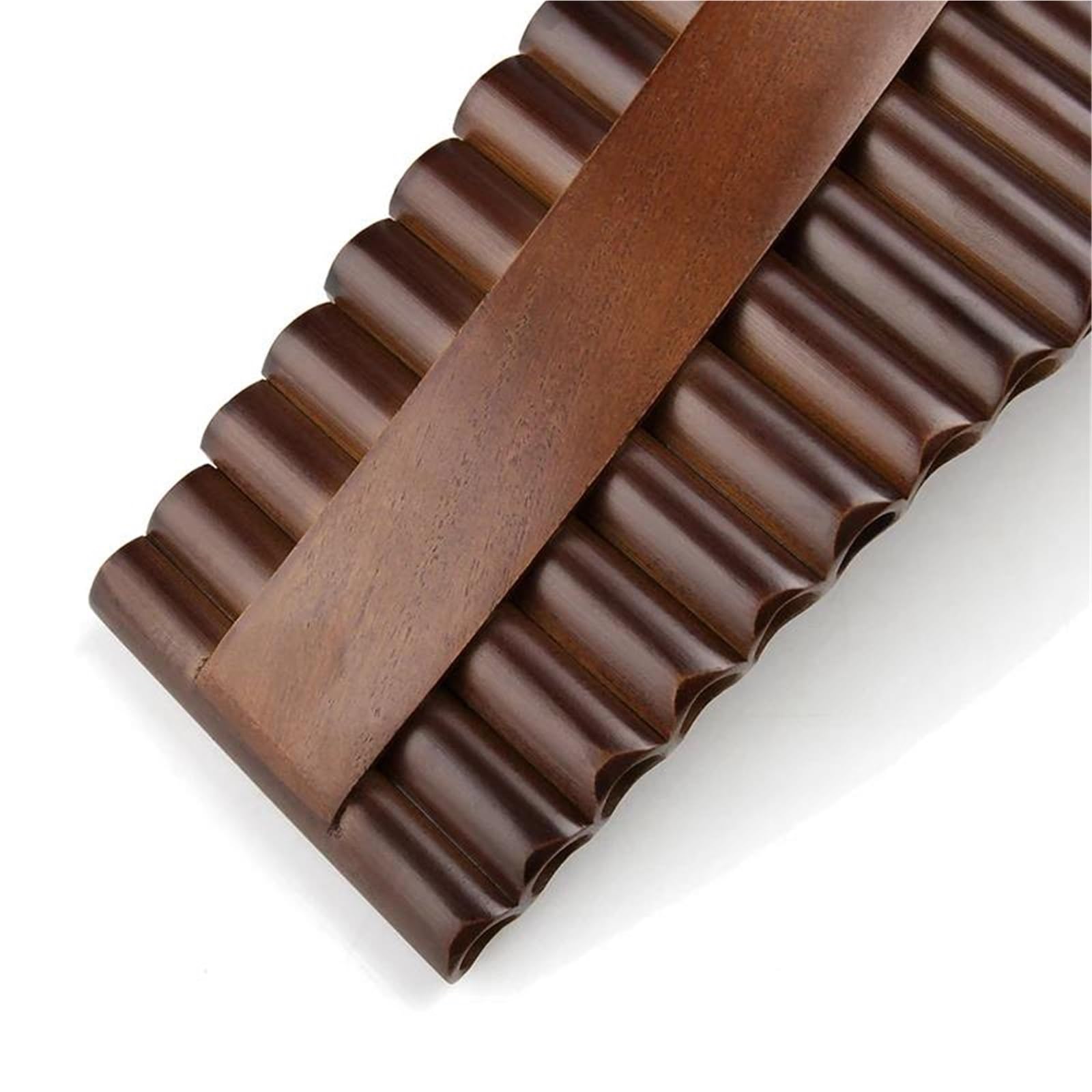 Flauto Di Pan Per Principianti 22 Tubi G Key PanFlute Pan Diagonale Striscia Di Legno Strumento Musicale Tradizionale(RIGHT HAND)