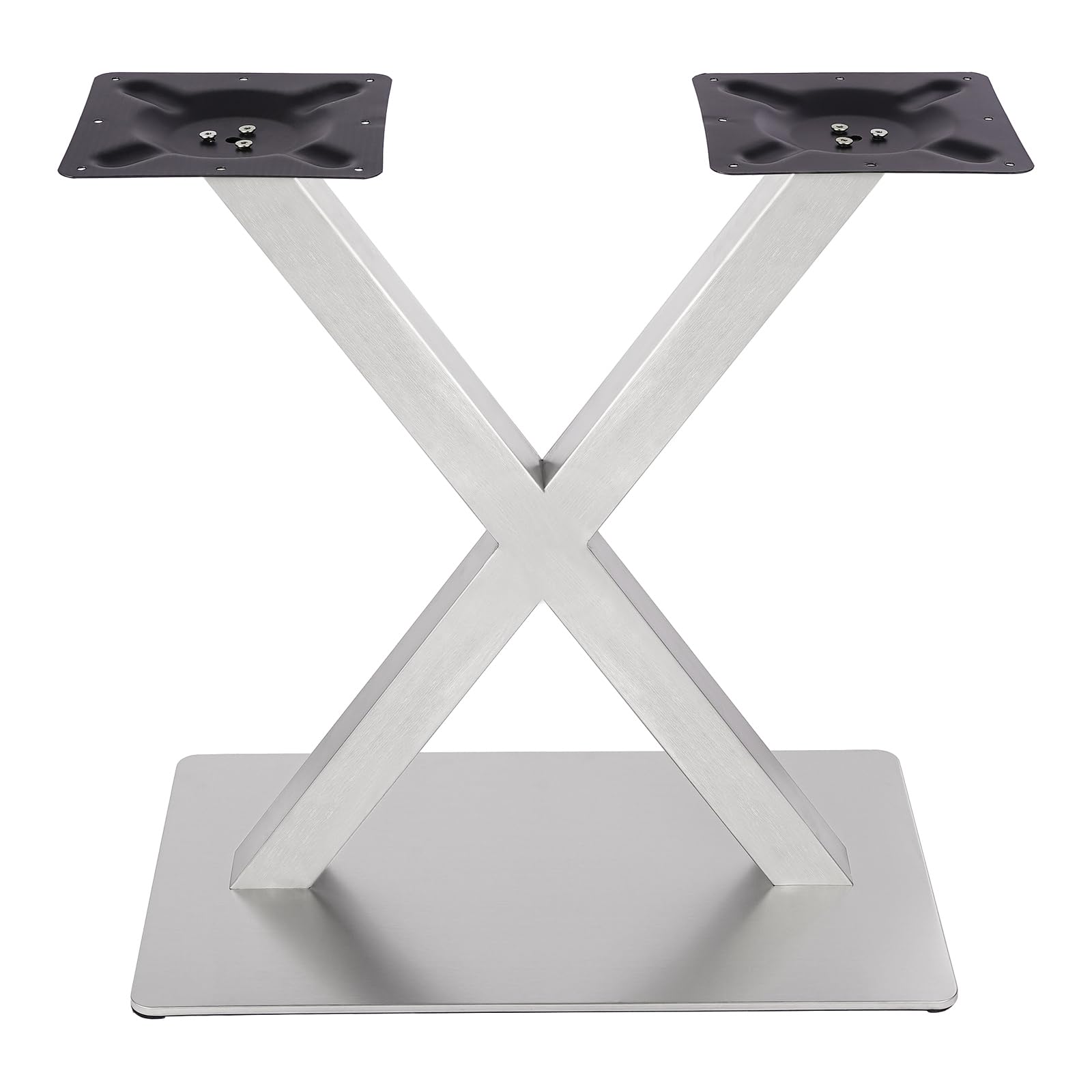 Patas de Mesa de Metal en Forma de X - Estructura de Acero Inoxidable para Mesa de Café, Comedor, Escritorio, Banco - 72 cm de Altura