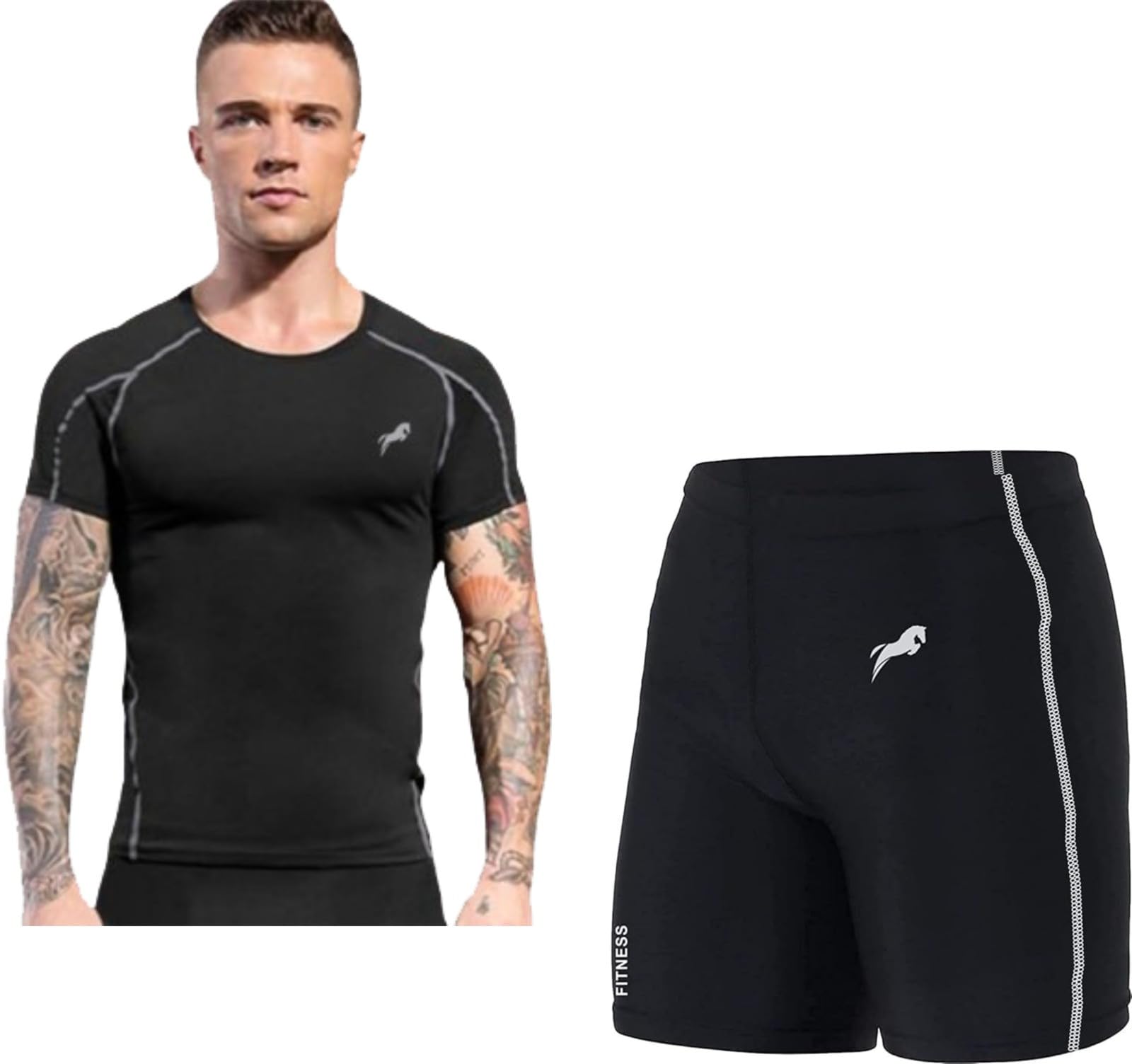 JUST RIDER Swimwear Half Sleeve T-Shirt and Shorts for Men & Women-picture-50