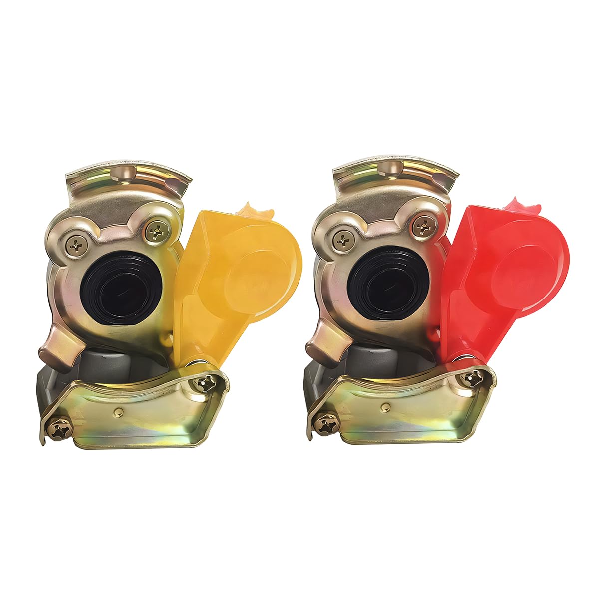 CGEAMDY Tête D'embrayage Professionnelle En Métal, Tête D'embrayage Améliorée Avec Accouplement Air Comprimé, NW7.2 Raccord Air Comprimé Pour Camion, Universel Accessoires Pour Camion, Tracteur