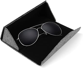 2 Pack Foldable Glasses Case