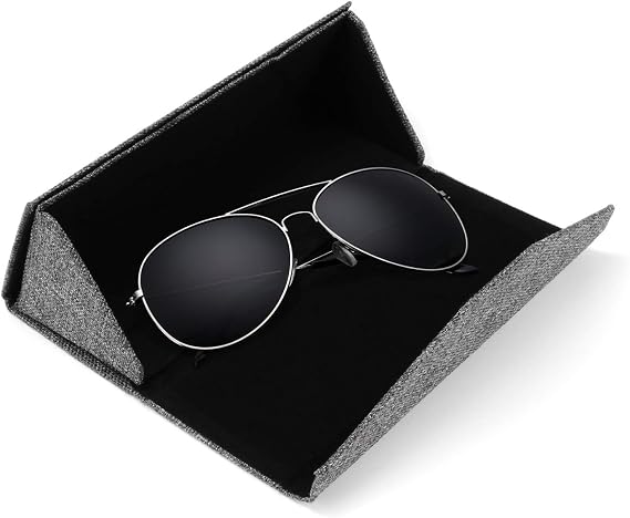 2 Pack Foldable Glasses Case