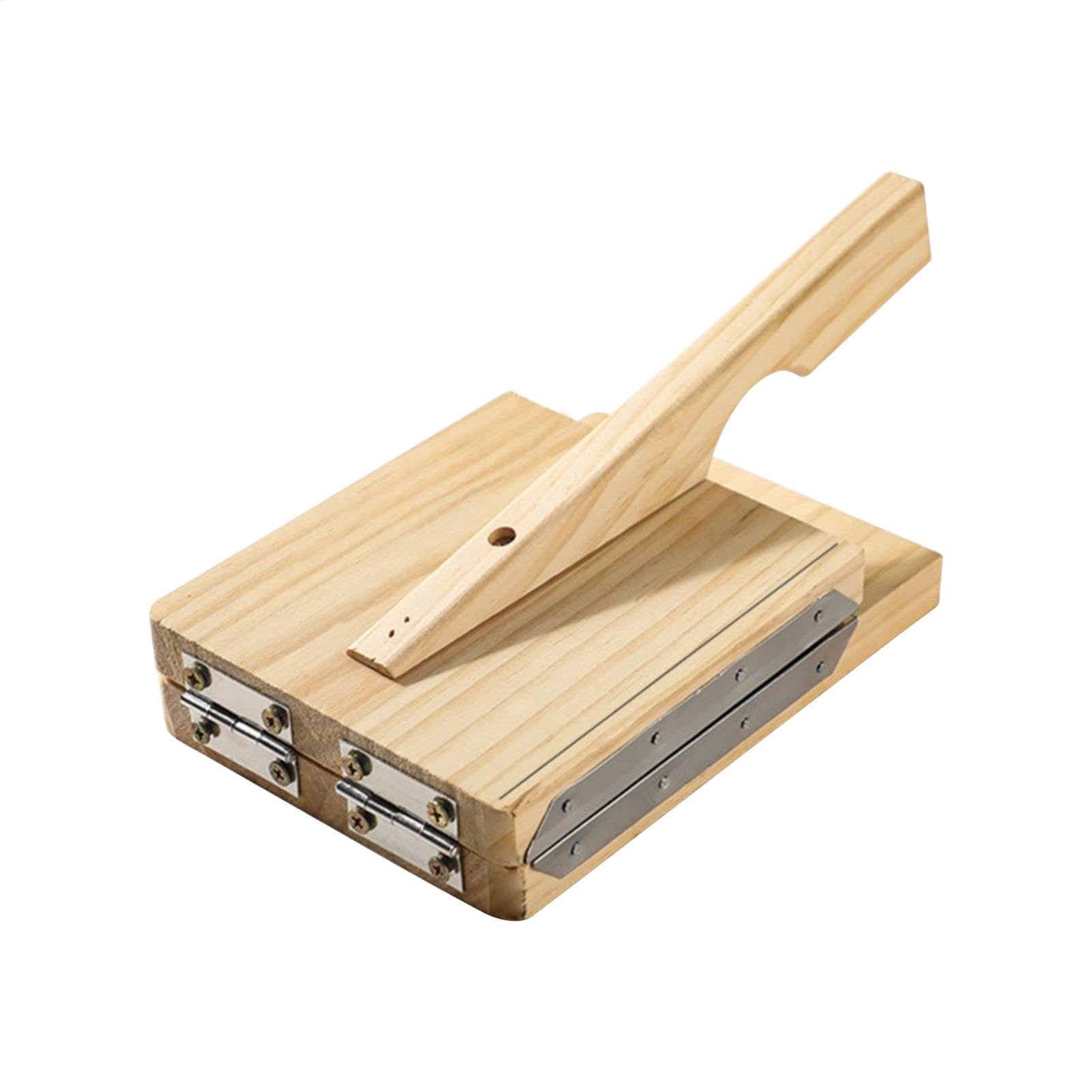 Dumpling Press - Press de tortilla de madera, molde manual de la piel de bola de dumpling | Accesorios multifuncionales para ayuda de cocina, máquina prensadora de bolas de para cocinas, res