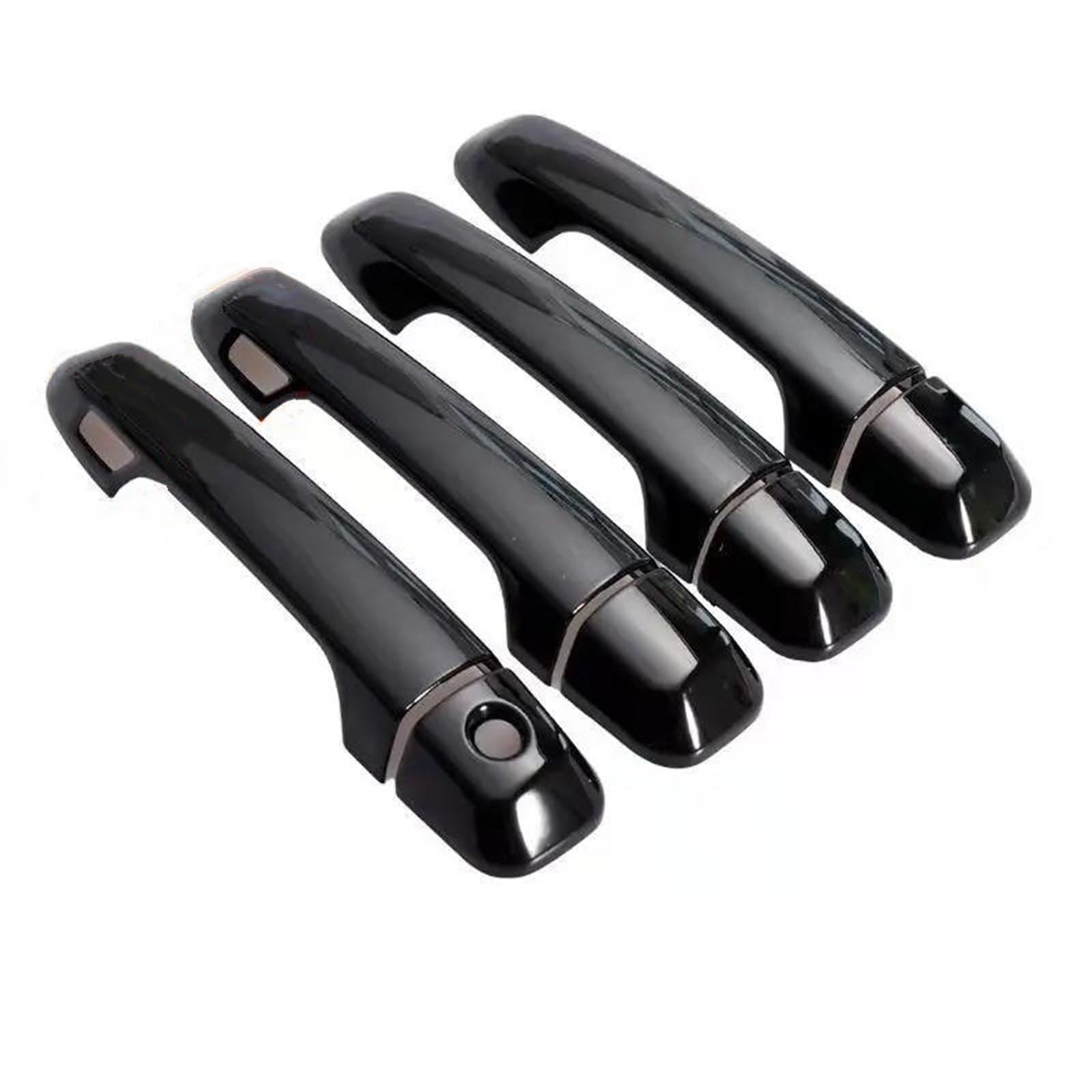 Slimes Black 2 Sensor For Prado 150 For Land For Cruiser For Prado J150 2010-2019 For Lc150 Lc200 Car Door Handle Cover Styling Accessories Cover Stickers(Black 2 Sensor)