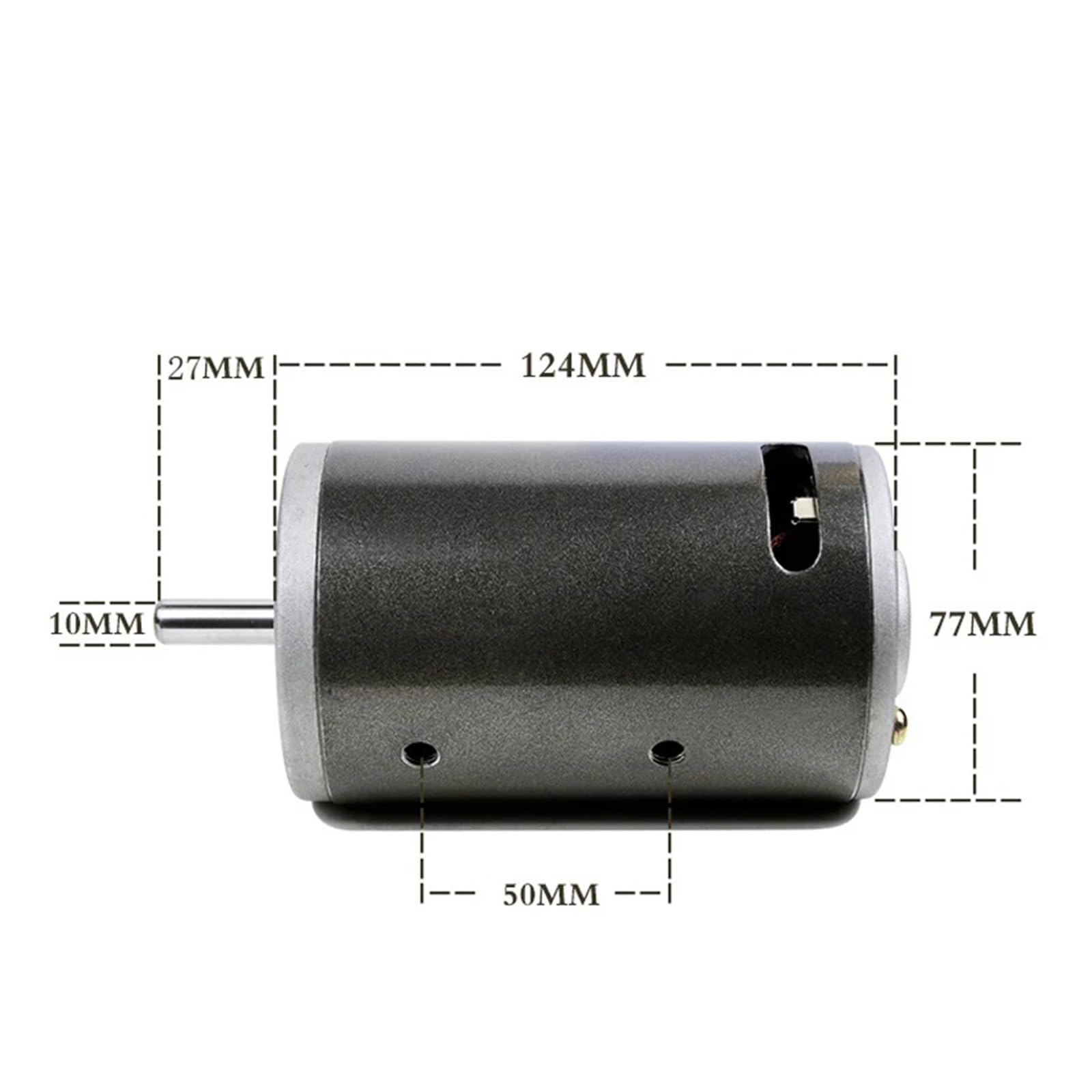 DIY torno de cuentas de alta velocidad amoladora eléctrica, juego de taladro de banco controlador de velocidad con Motor de imán permanente de 350W CC 400-7000RPM Para principiantes en bricolaje