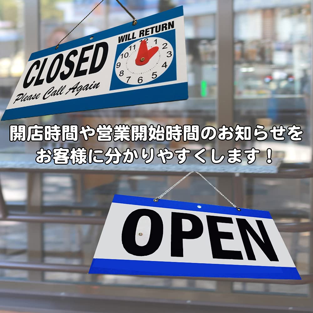 Amazon | AZ DORADO OPEN RETURN お知らせ プレート 看板 営業中 開店