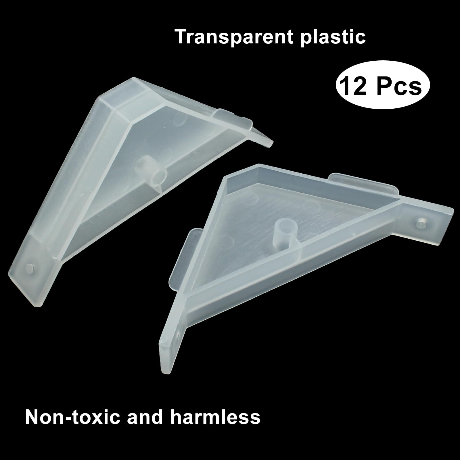 Amazon | Zorveiio キャビネット三角ブラケット 24個 90度