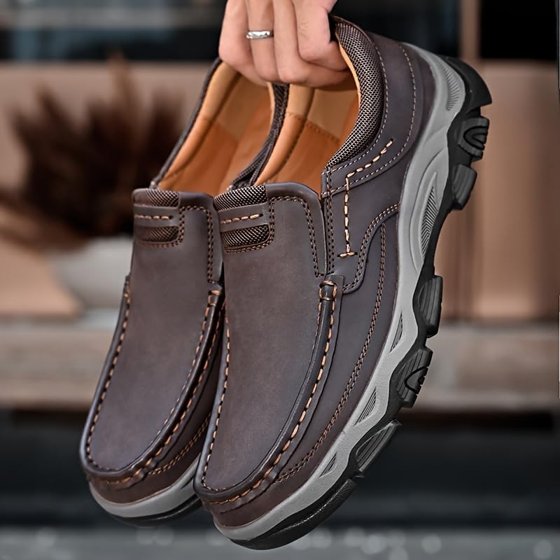 Men's Walking Shoes Slip On Loafers, Comfortable Non-Slip Driving Loafers for Men3