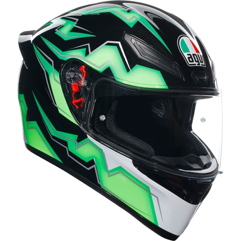 Casco K1 S AGV E2206 Krypton Negro/Verde XL