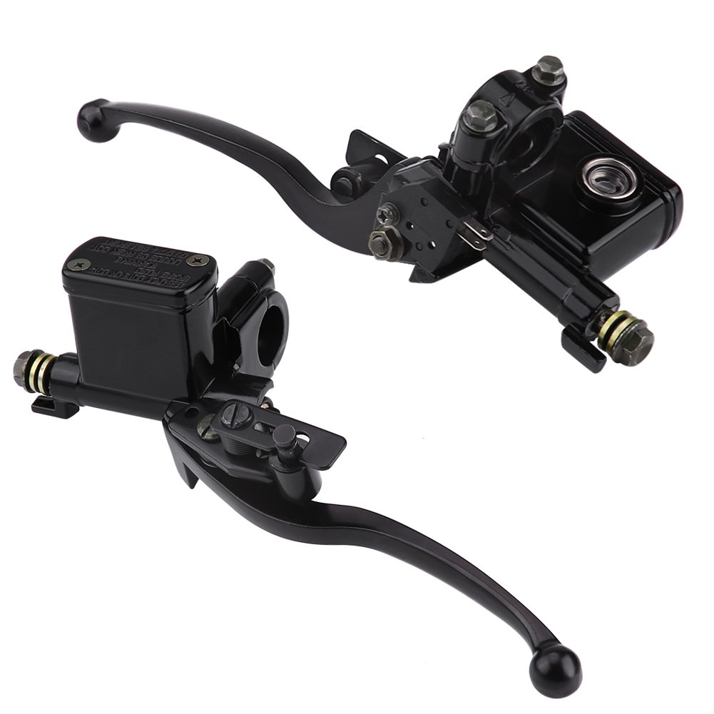 pompa freno quad 110 + Quad 1 Coppia 7/8 Pollici 22mm Universale Moto Manubrio Cilindro Maestro Leva Anteriore Sinistra Pompa Freno Frizione Pompa Serbatoio Leva Per Quad ATV Accessor