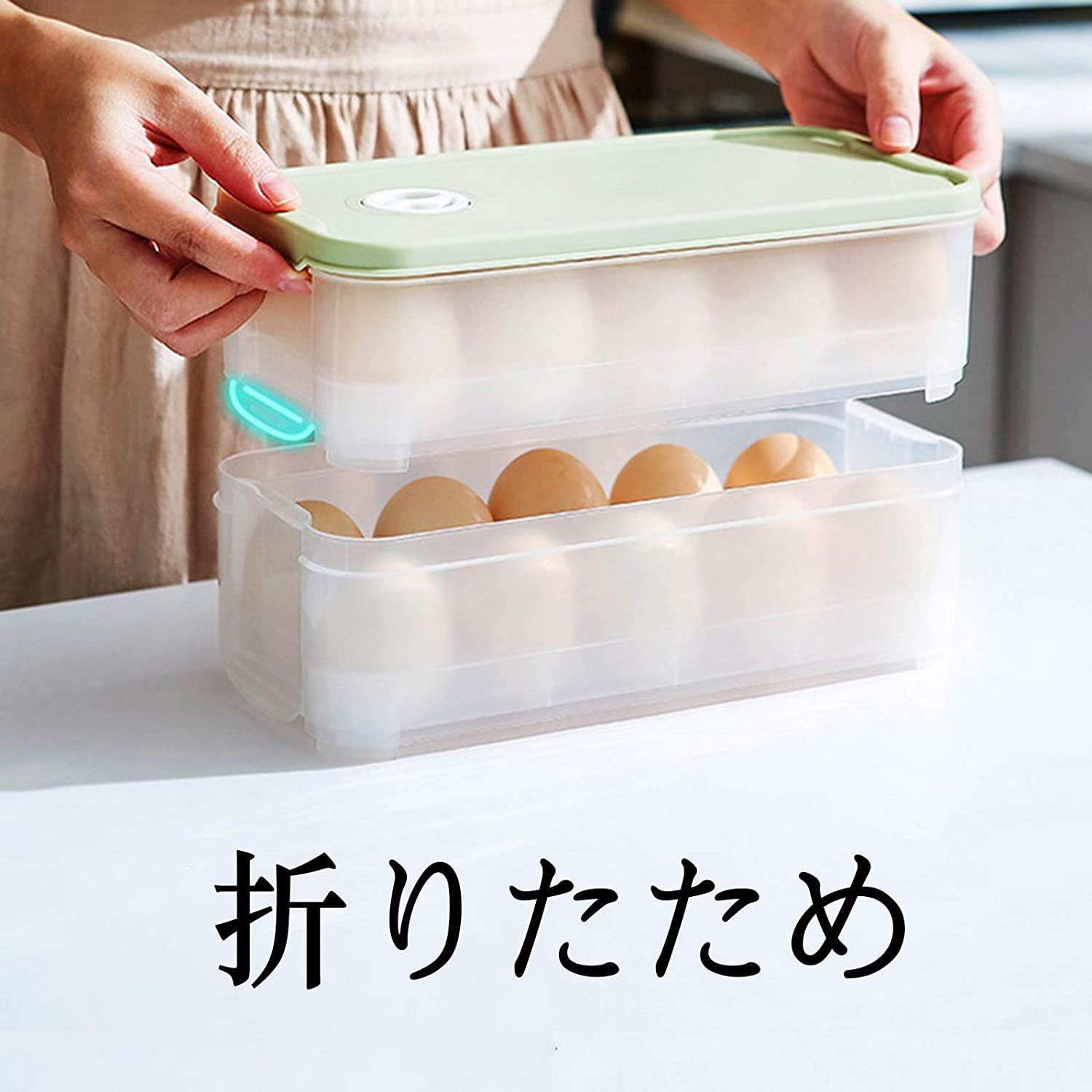 Amazon｜たまごケース 10枚用 国内発送 エッグホルダー 卵収納 卵容器