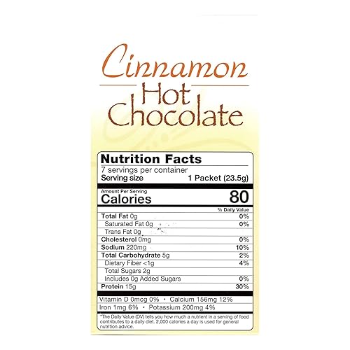 Miniatura 2 de Nutmeg State Nutrition HealthyWise - Cacao caliente alto en proteínas, mezcla instantánea de chocolate caliente baja en carbohidratos y calorías con