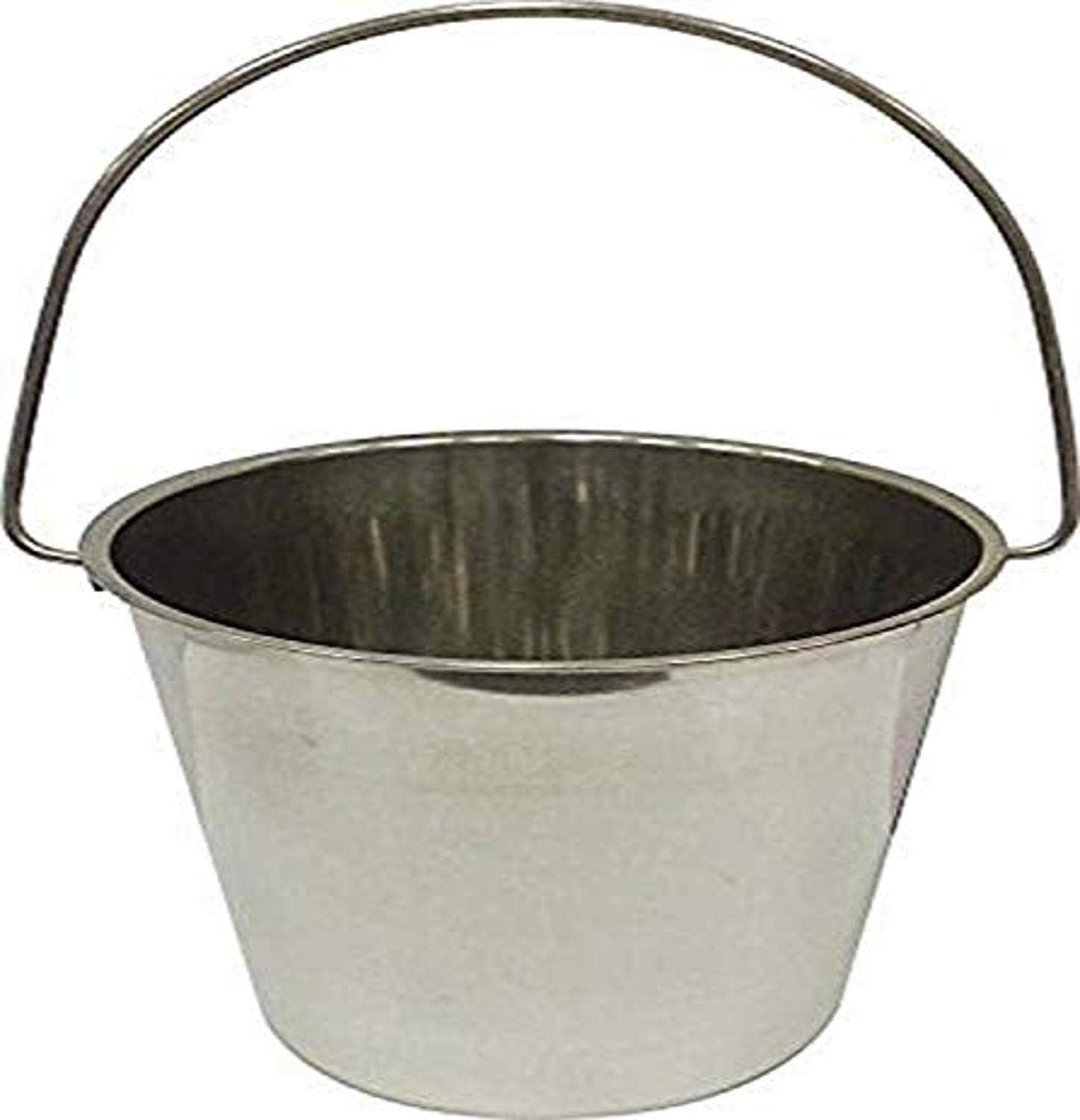 Ethical 9-Quart Stainless Steel Kennel Pail with Handle
