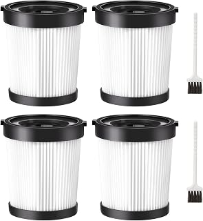 24 Kpa Cordless Vacuum Cleaner Filter Compatible With Fabuletta Fsv101, Fsv001 Cordless Stick Vacuum Cleaners Series, True HEPA Vacuum Filter (4 PACK)